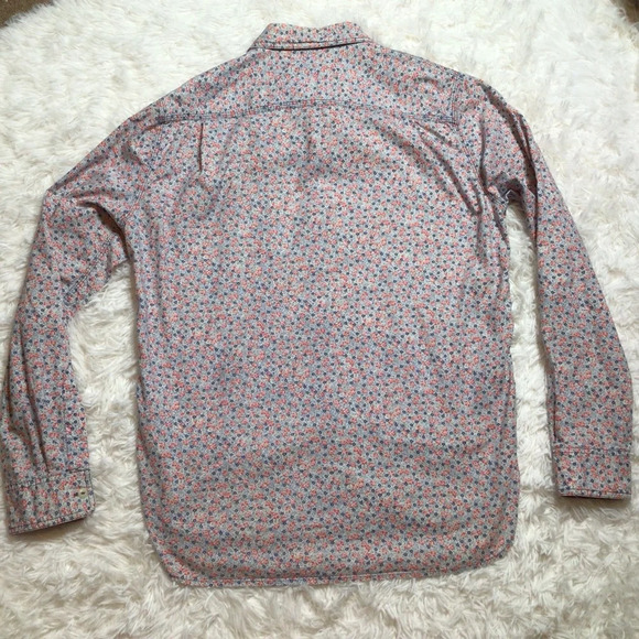 Ralph Lauren Denim & Supply Patriotic Floral Red White Blue Americana Shirt Med - Picture 5 of 8